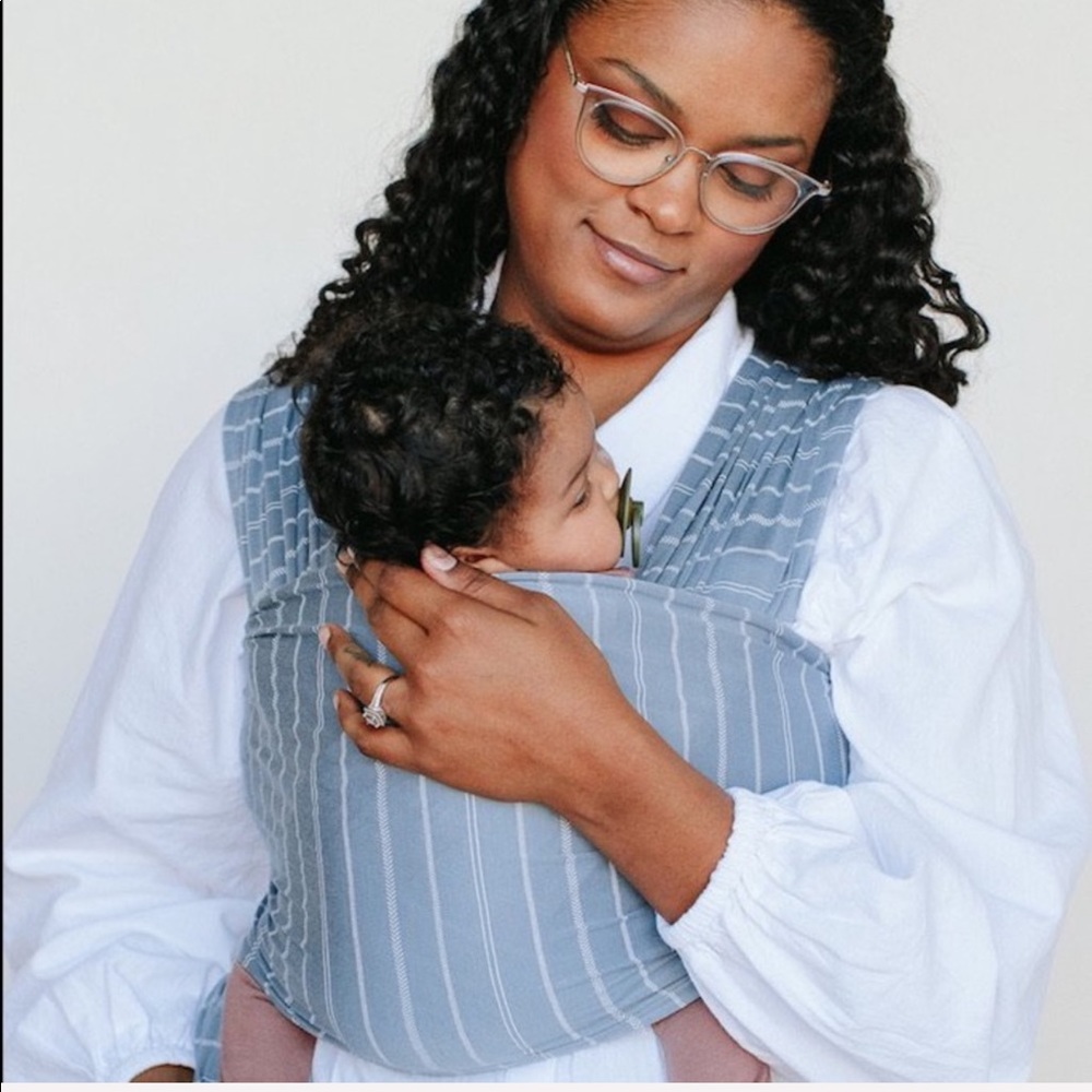 Brand New solly baby wrap in French Ticking color
